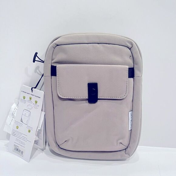 TRAVELON RFID Anti-Theft Slim Double Zip Crossbody travel bag, purse, wallet. - Picture 14 of 16